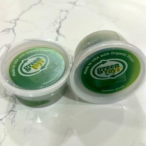 NWT Green Toys Dough Tubs Bundle of 2